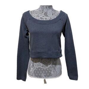 Lululemon Dark Grey Cropped Sweater size 2